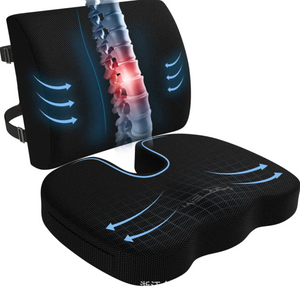 Ergonomic Office Seat Cushion with Hip Support